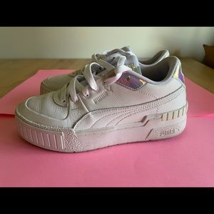 Puma Platform White Shoes